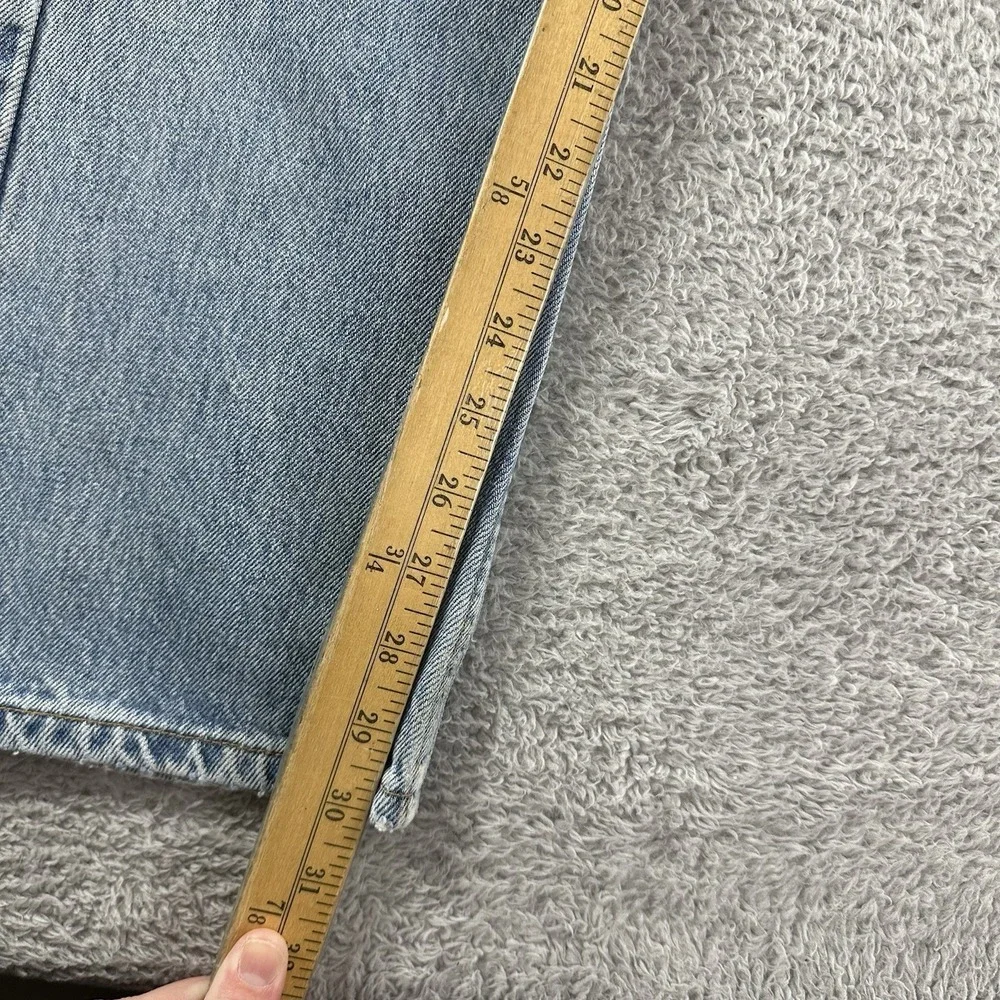 Vintage Levi's 505 Mens 31x32 (28x30) Regular Fit Straight Leg Blue‎ Stained